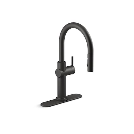 Kohler 0 in Mount, 1 Hole Kitchen Faucet 22974-BL